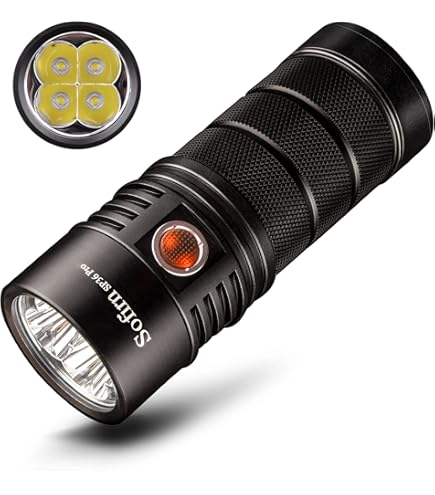 Sofirn Q8 Plus 超強力 LED 懐中電灯 16000lm sofirn Q8 Plus Super Bright Flashlight max 16000 Lumens Bundle