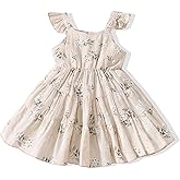 Toddler Baby Girl Dress Clothes Summer Dresses Outfits Little Girls Sleeveless Beach Sundress for Kids 12M-6T