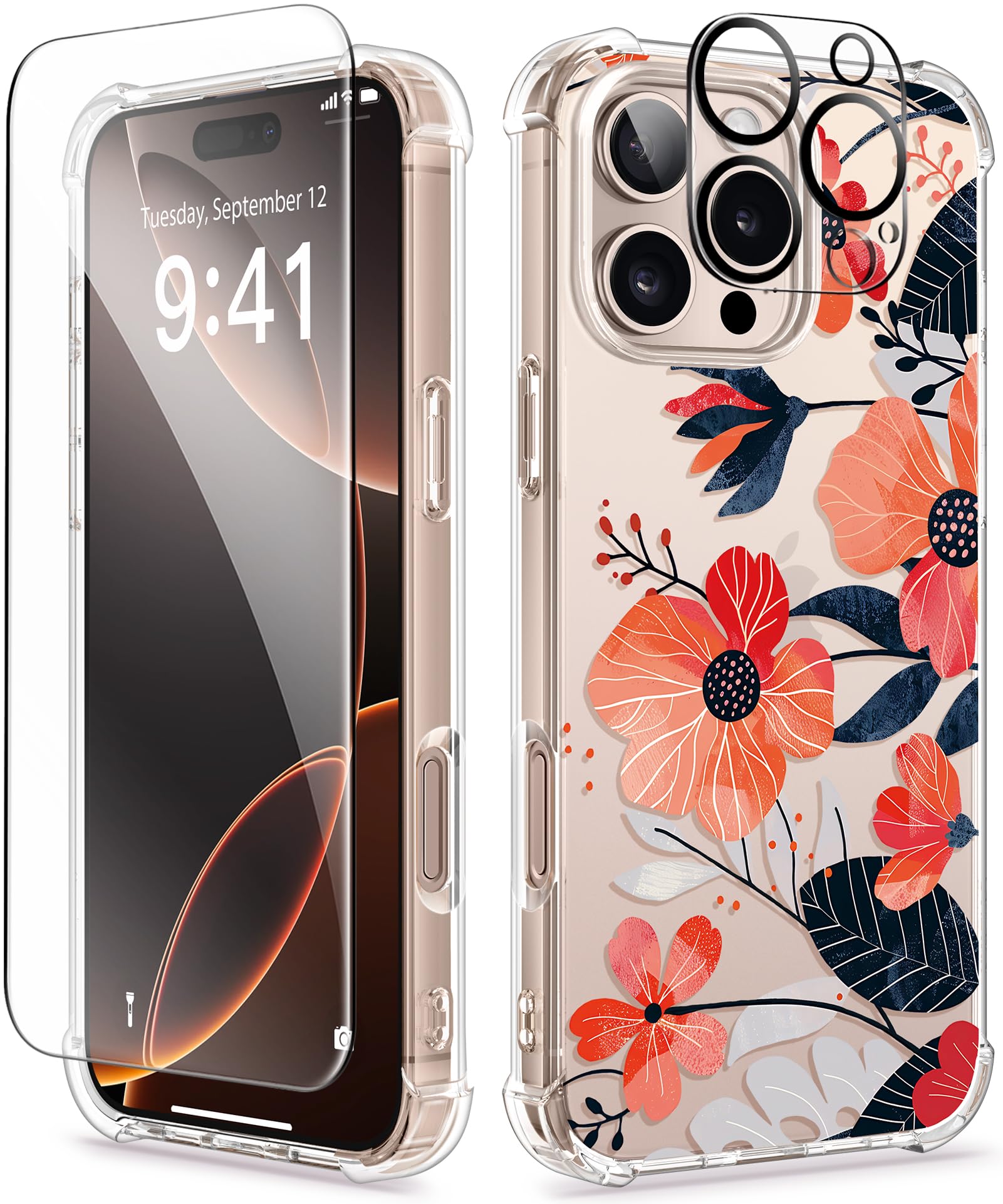 GVIEWIN for iPhone 16 Pro Max Case with Screen