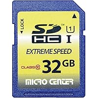 Micro Center 32GB Class 10 SDHC Flash Memory Card SD Card