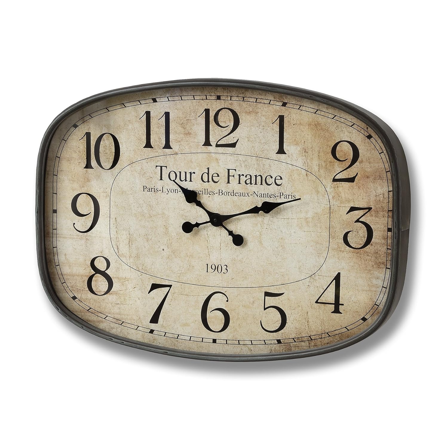 HUGE French Vintage Style Tour de France Wall Clock 76cm! Amazon.co.uk