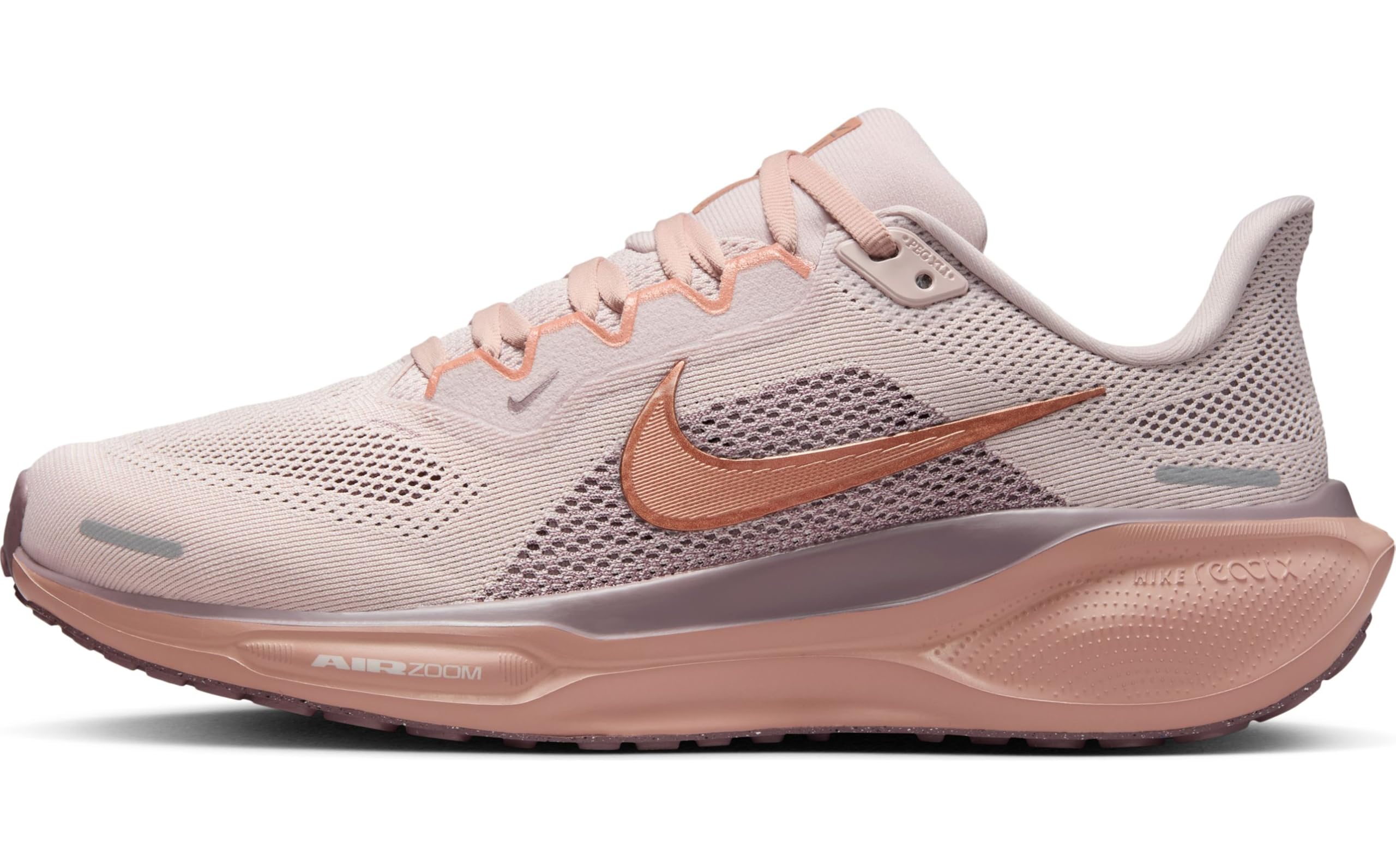 Nike Women's Pegasus 41 Sneaker, Silt Red/Metallic