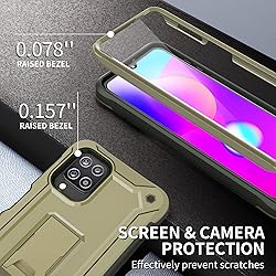 URBANITE Case for Samsung Galaxy A12 with Built-in