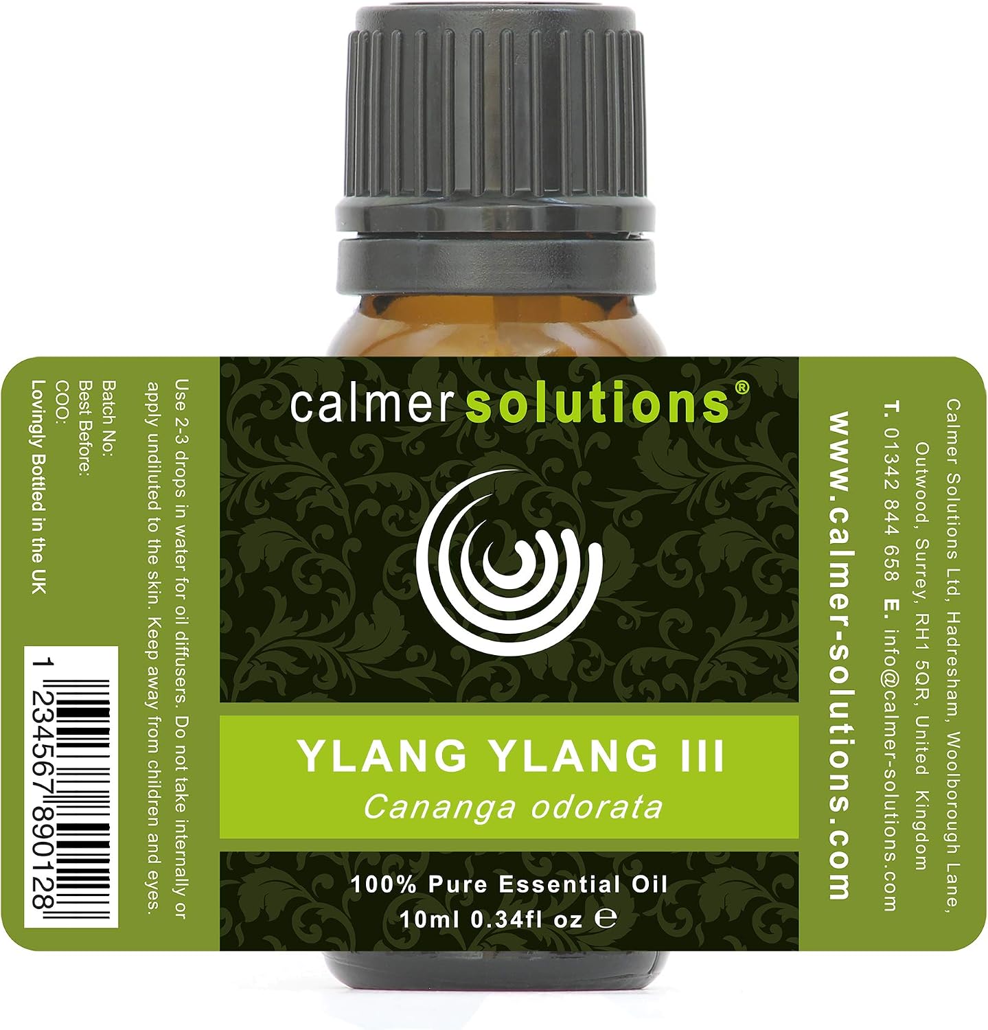 Calmer Solutions Natural Ylang Ylang Essential Oil for Diffusers, 10ml Aromatherapy Oil for Sleep Stress, Aphrodisiac - Image 3