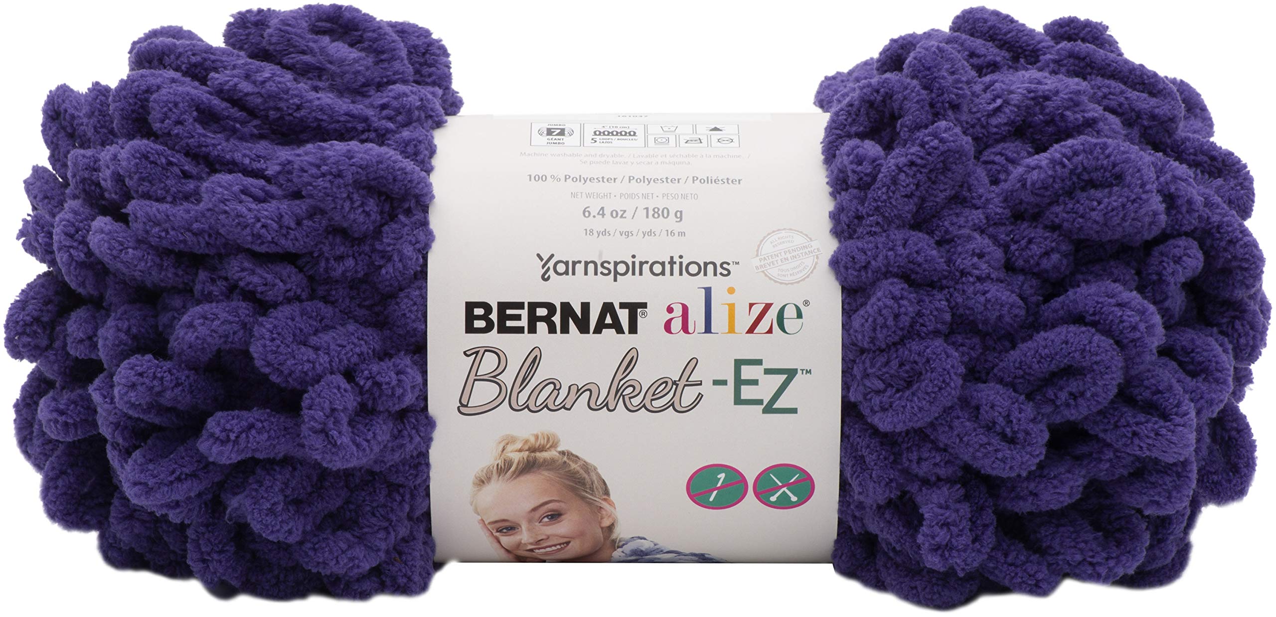 Bernat Alize Blanket-EZ 180g - Bright Purple