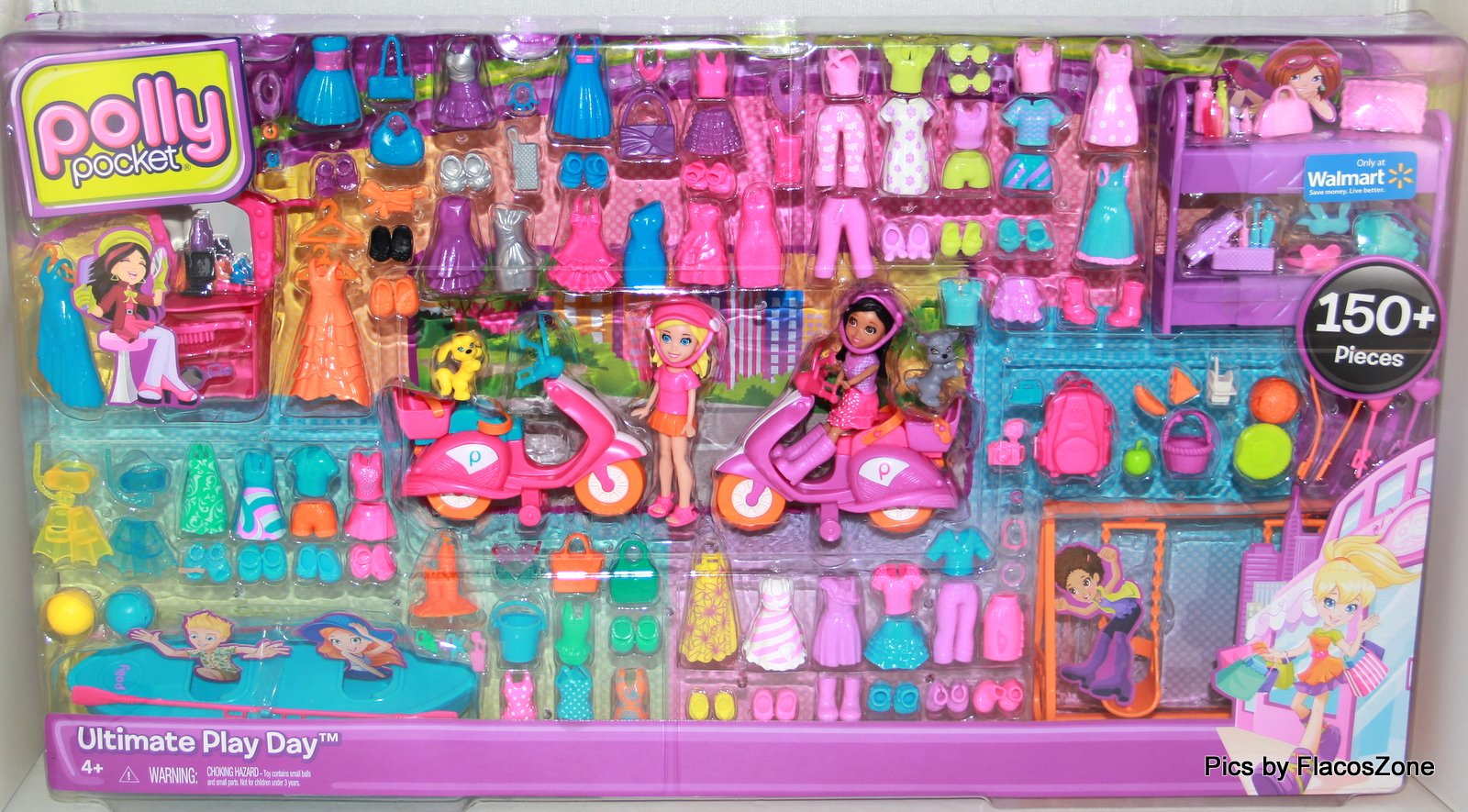 polly pocket 150 piece set