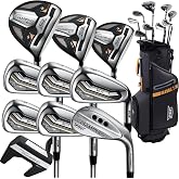 PGF Labs BD-77 Complete Golf Club Package Set for Men &amp; Women [14-Pieces] [Flex: Regular]