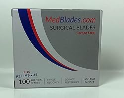 MedBlades Box of 100 Carbon Steel