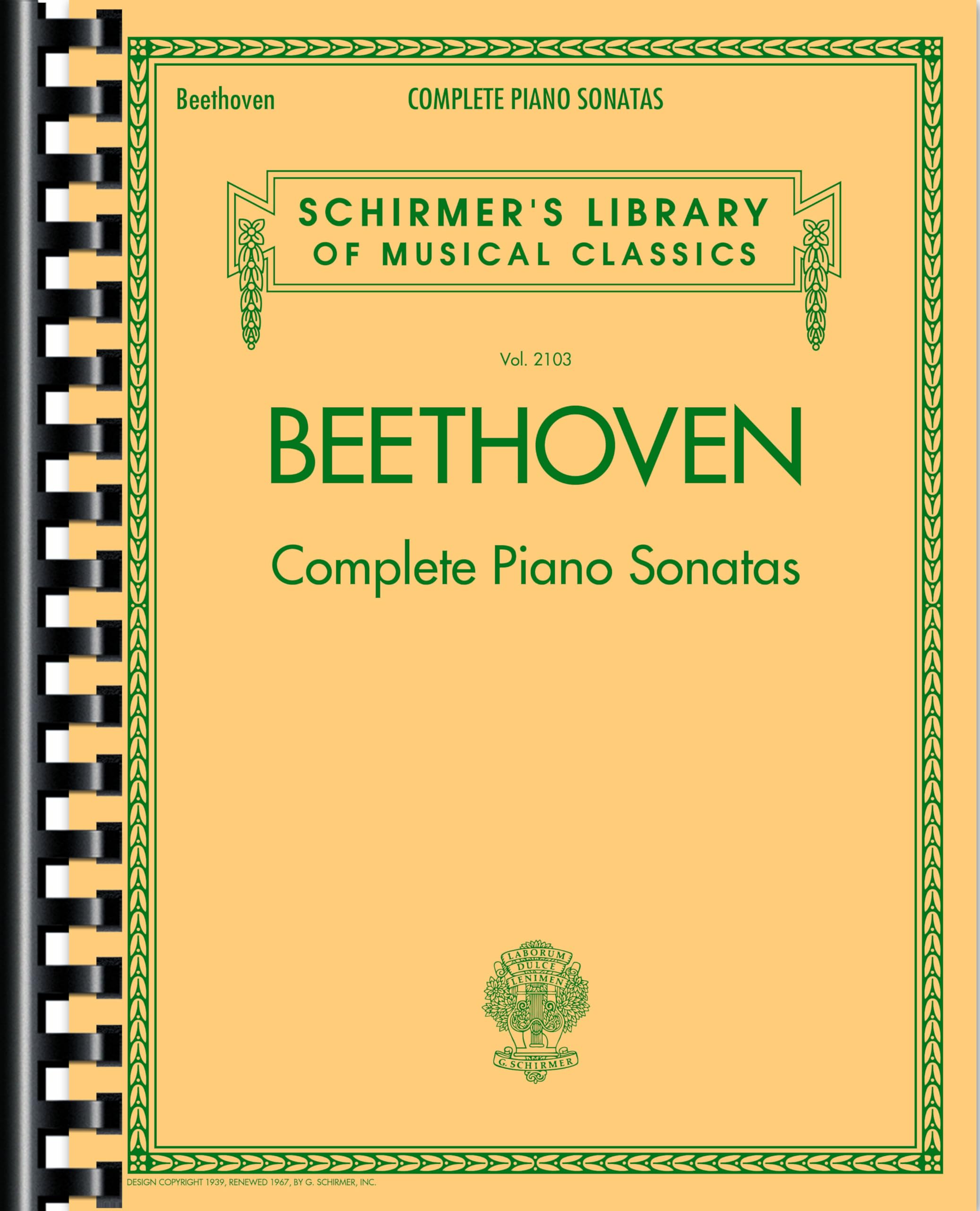 Schirmer's Library Of Musical Classics: Beethoven - Complete Piano Sonatas: All 32 Sonatas from Volumes 1 and 2