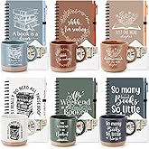 Yetene Book Lovers Gifts Included 13oz Ceramic Coffee Mug Spiral Journal Notebook Greeting Card Ballpoint Pen School Counselor Appreciation Gifts for Women, Educator Teacher, Librarian(30 Pcs,Fashion)