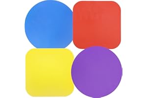 Liebedich 4 Pcs Jar Opener Gripper Pads, Multi-function Bottle Opener, 4 Colors Non Slip Rubber Jar Opener Grippers, Jar Grippers for Opening Jars, Bottle Opener for Arthritic Hands(5inch)