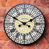 HomeZone Outdoor Wall Clock 30cm Big Ben Roman Numeral Waterproof Quartz view 9
