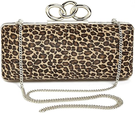 leopard calf hair handbag