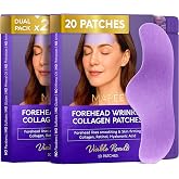 MAREE Forehead Wrinkle Patches Face Mask - Anti Wrinkle Face Masks Skincare | Forehead collagen face mask skincare 2 PACK, wrinkle patches, forehead patches, forehead tape mask, wrinkle patches for face