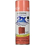 Rust-Oleum Painter's Touch Ultra Cover Gloss Aerosol Paint, 12 oz, Coral