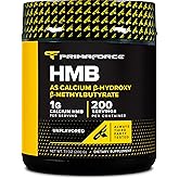 Primaforce HMB Supplement Powder (200g) (Unflavored) - Pure Calcium Beta-Hydroxy Beta-Methylbutrate