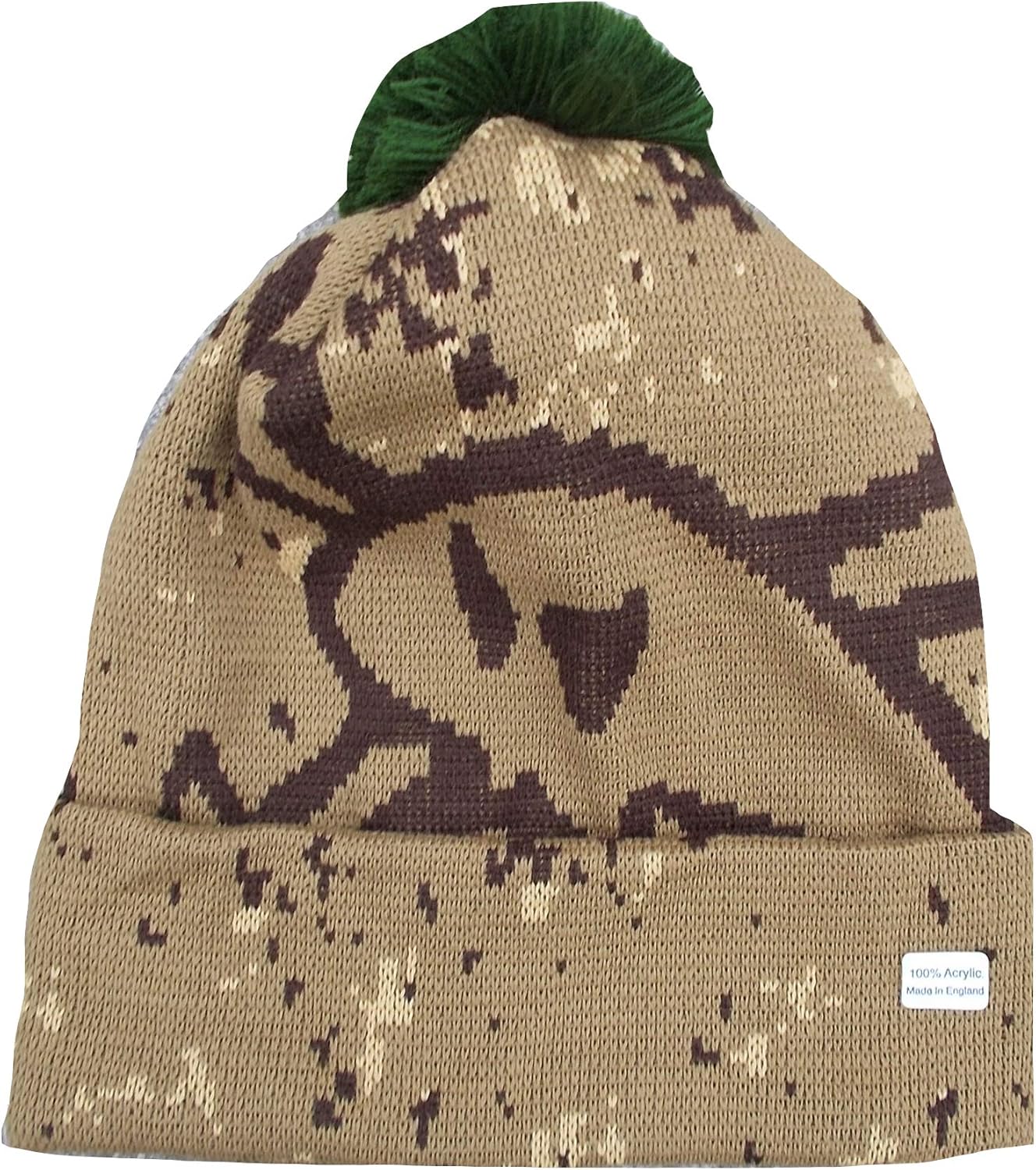 Guy Martin 'On The Spuds!' Head Gasket Bobble hat Brown Amazon.co.uk Clothing