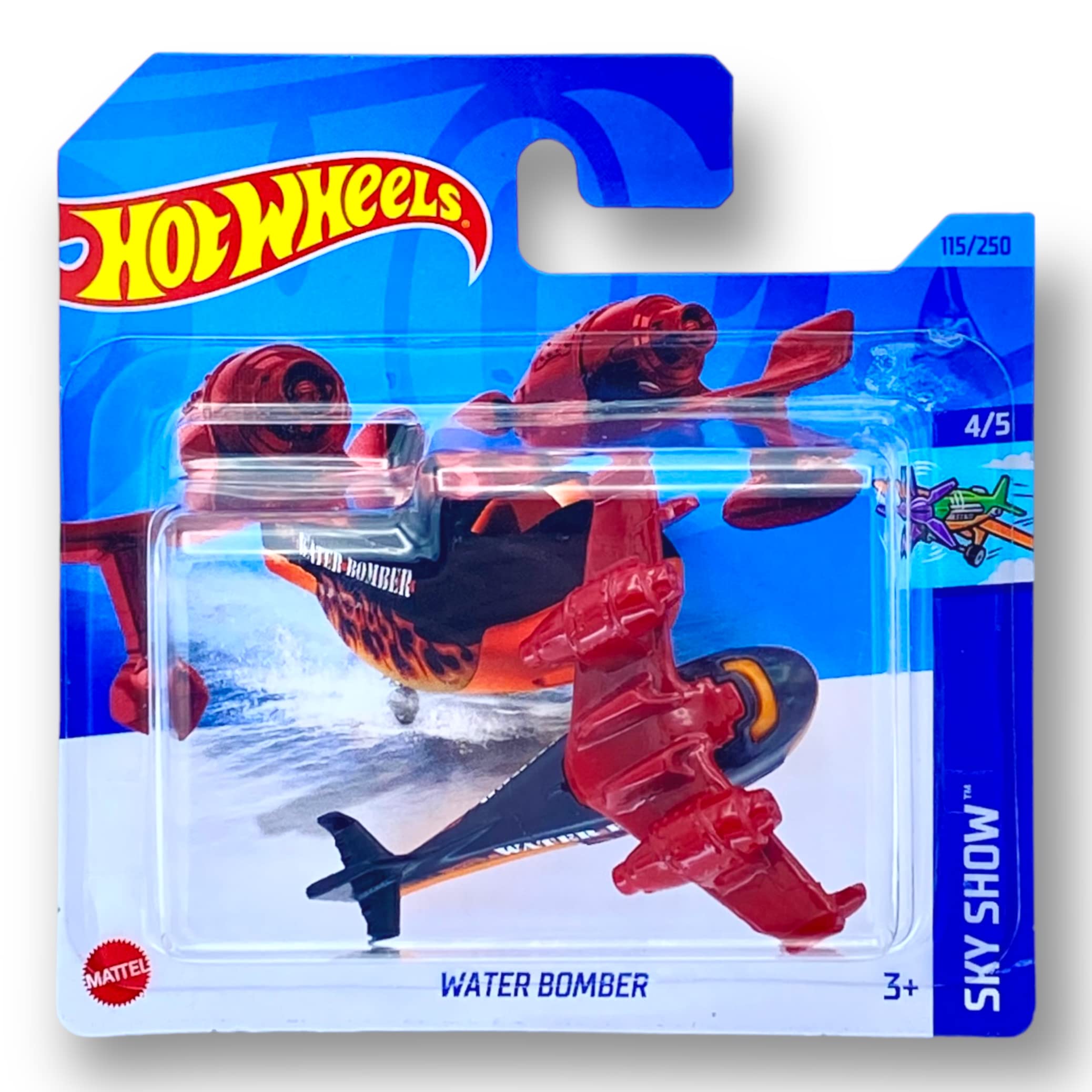 Hot Wheels Water Bomber (Red & Black) 4/5 Sky Show 2023-115/250 (Short Card) - HKH91