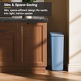 EKO Morandi 30L Kitchen Recycling Bin with Touch Top Lid Titanium Blue view 5