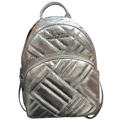 Silver Quilted Michael Kors Medium Backpack Purse Ghana | Ubuy display picture 2