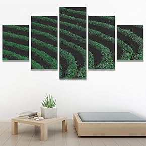 SIGNWIN 5 Panel Canvas Wall Art Modern Art...