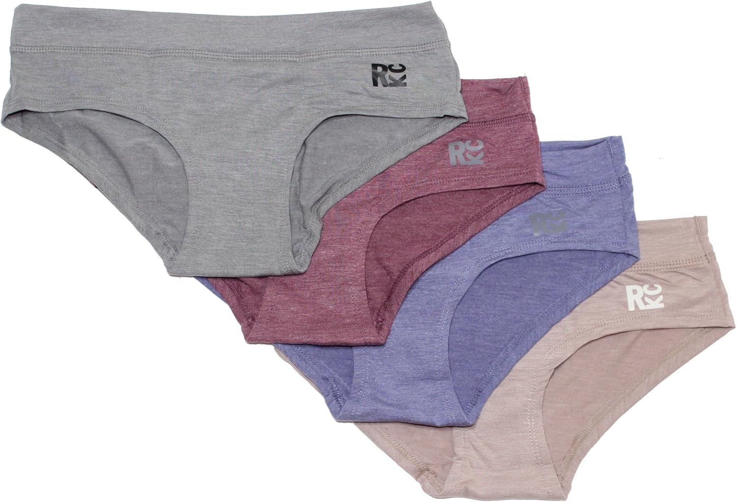 Cole REACTION Women's Heathered Jersey Hipster Panties 4 Pack
