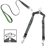 Mighty Paw Double Dog Leash, Two Dog Adjustable Length Dog Lead, Premium Quality No-Tangle Leash for 2 dogs