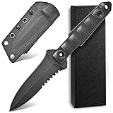 Ccanku C1290 Fixed Blade Marine Corp Serrated Knife