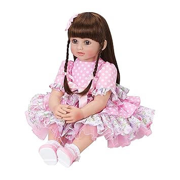 PURSUEBABY Pursue Baby Beautiful 24 Inch Reborn Toddler Doll Princess Melinda Weighted Snuggle for Girls Cuddly Toy Soft Body Realistic Toddler Doll Gift Set