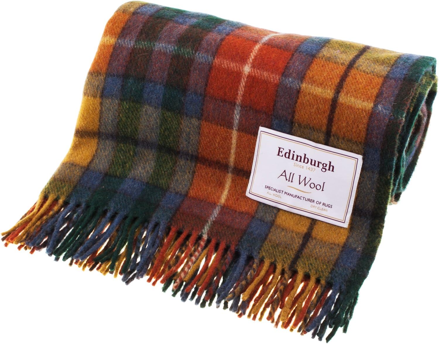 Edinburgh 100 All Wool Scottish Tartan Rugs Buchanan Antique (One Size) Amazon.co.uk Kitchen