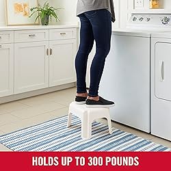 Rubbermaid Roughneck Step-Stool Bisque Lightweight