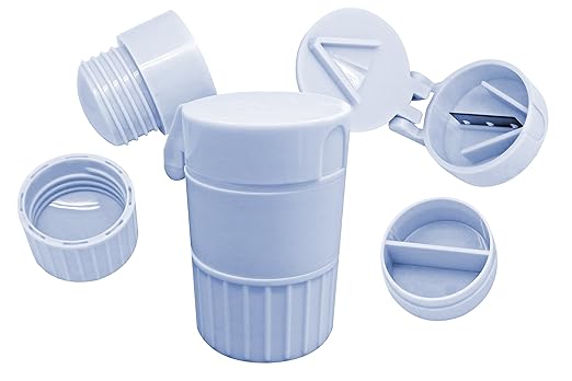 title=PORTA TAGLIA FRANTUMA PILLOLE Pill Boss- 3 FUNZIONI IN 1- PortaPillole