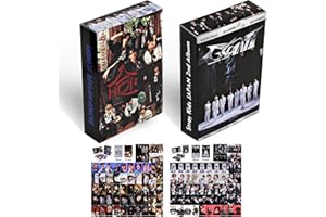 HOOMTEOUL KPOPBP 2PACK/110PCS High-Definition Stray Kids Giant Album Photocards, Premium KPOP SKZ Photocards, Straykids Album Photo cards, Stray Kids/SKZ Merch Lomo Cards Set, Gift for Boys and Girls