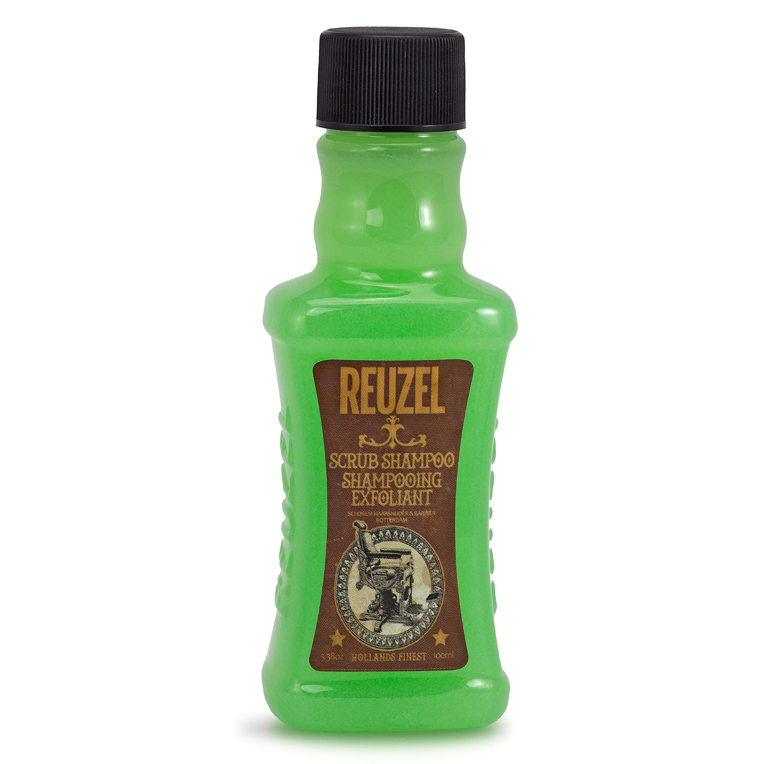 Reuzel Scrub Shampoo - Deeply Cleanses - Perfect for Maintaining a Healthy Scalp - Invigorating and Exfoliating Formula - Perfect for Infrequent Shampooer to Remove Excess Product - 100 ml