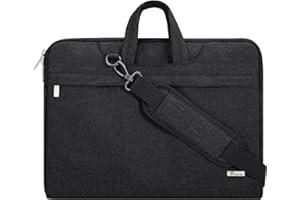 Voova Laptop Case 13 14 15 16 17 Inch with Shoulder Strap, Waterproof Laptop Sleeve Slim Briefcase