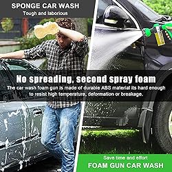 Wevdn Car Wash Nozzle, High Pressure 8 Adjustable