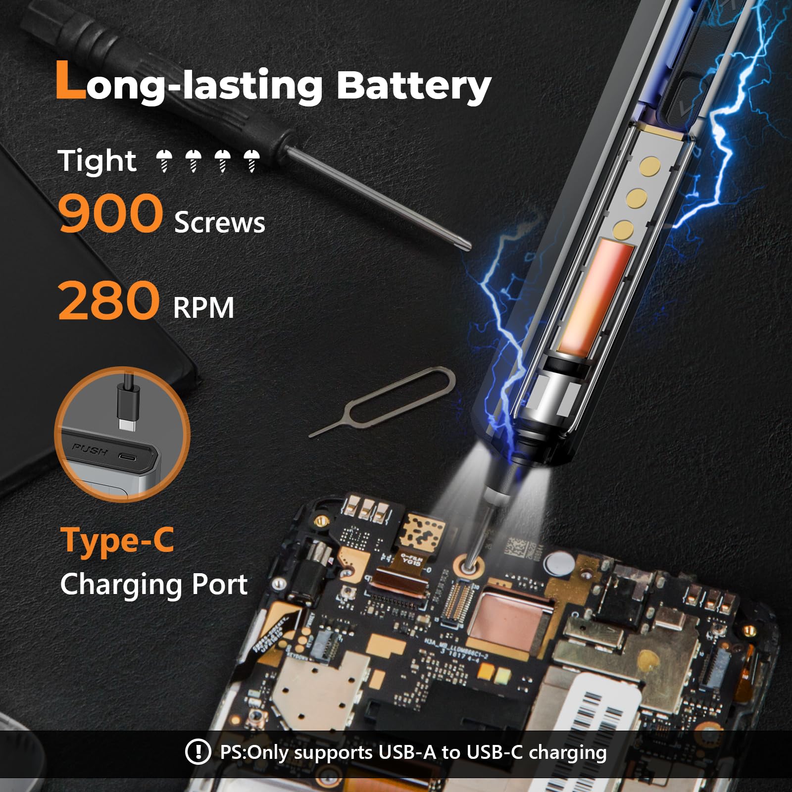 AM ARROWMAX Electric Screwdriver, 74 in 1 Mini Power Screwdriver Set w/ 70 Magnetic Bits, 5 Torque Modes, Red Dot, IF Winning Design, Rechargeable Small Cordless Screwdriver for Phone, DIY (SES ULTRA)