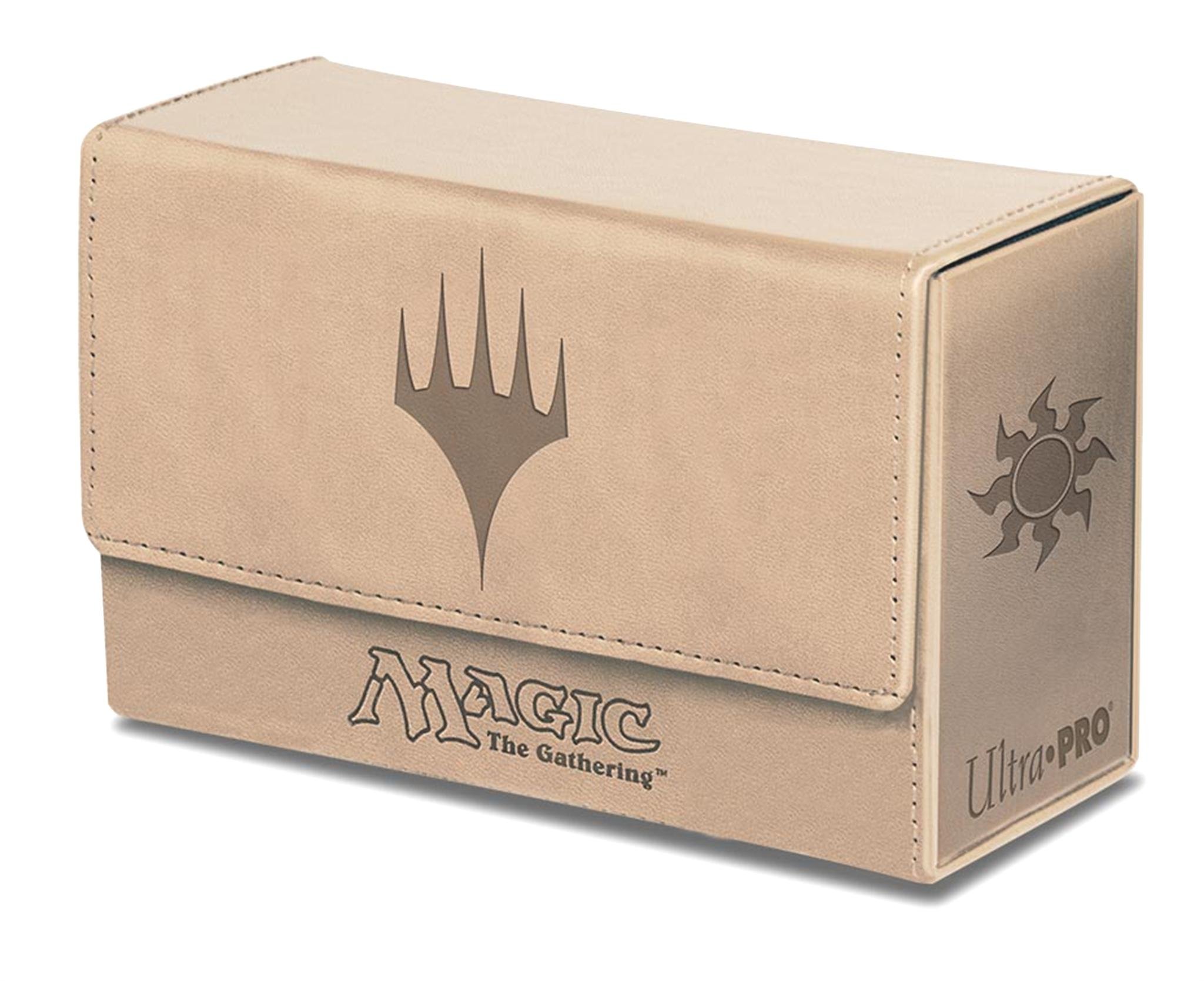 Ultra Pro DECKBOX MTG Dual Flip Box C6 Card Game (White)