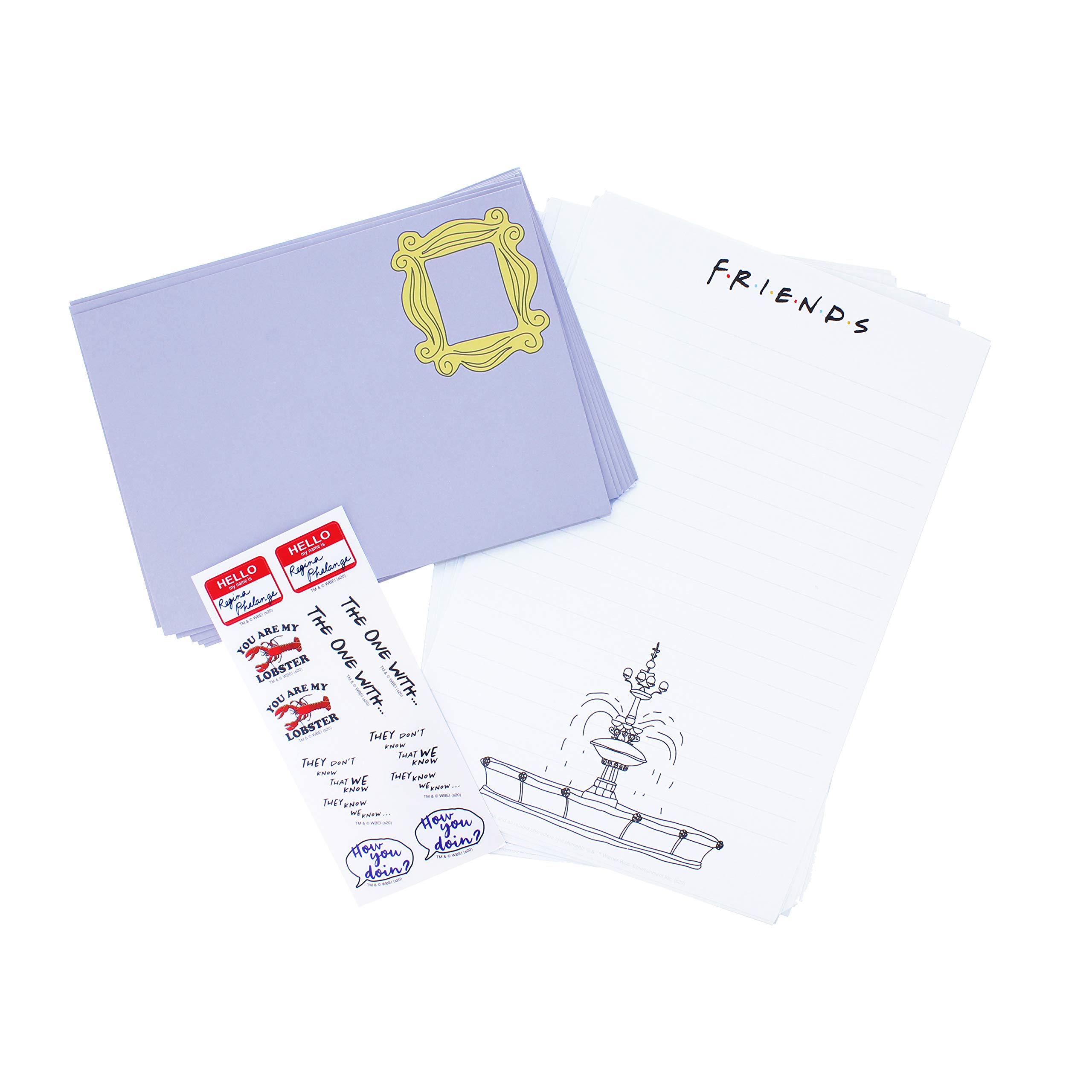Friends Letter Writing Set, Officially Licensed Friends TV Show Merchandise