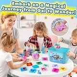 URMYWO Magic Water Elf Toy Kit 3D Gel Pets 20 Gels 24 Molds DIY Art view 6