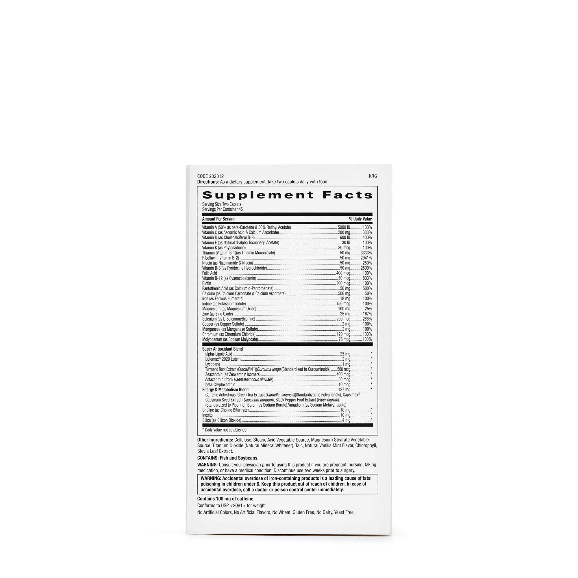 GNC Womens Ultra Mega Energy and Metabolism Multivitamin for Women, 90