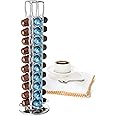 Mixpresso Capsule Spinning Carousel Holder I 360 Degree Rotatable Coffee Capsules Holder Rack I Solid Base | Holds 40 Coffee Pods Easy Access, Espresso Pod Holder For Home & Office