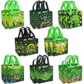 Subacy 16 PCS St Patricks Day Gift Bag 7.9"×7.9"×5.9" Saint Patrick’s Day Reusable Non-Woven Bags with Handles, Irish Tote Bag Treat Bags Irish Themed Party Gift Wrapping