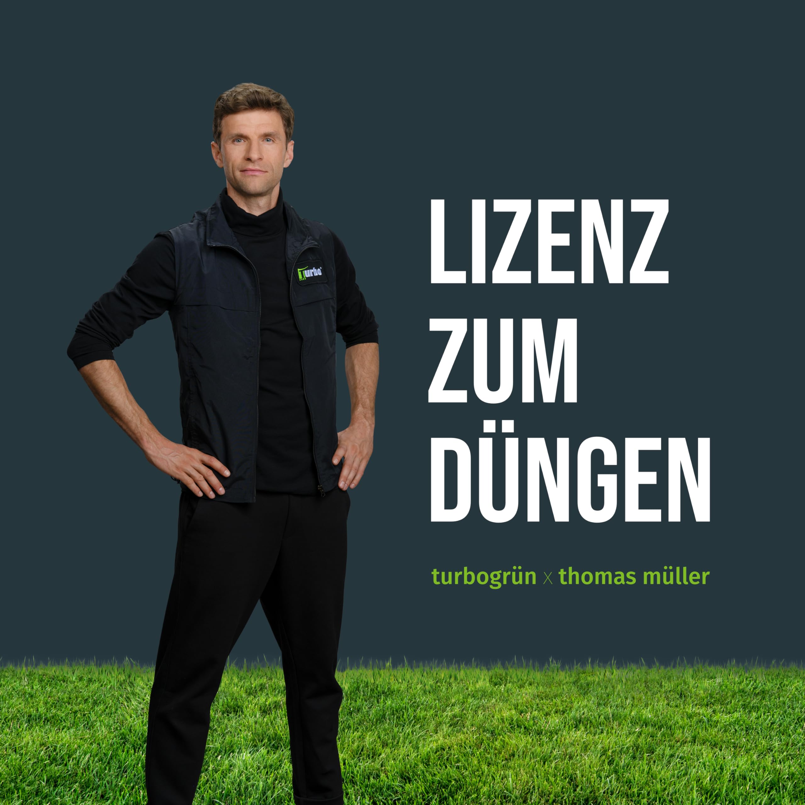 Turbogrün Rasendünger Sommer 20kg, gesunder Rasen verdrängt Moos, Ideal im Sommer, geeignet für Streuwagen, staubarmes Granulat, Rasen dünger, Rasenpflege 2