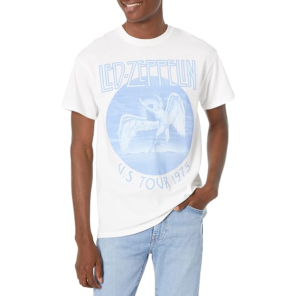T-Shirt Music Led Zeppelin - U.S. Tour 1975 - originale ufficiale maglia maglietta Rock & Music - Il miglior negozio di t-shirt a San Marino shop online