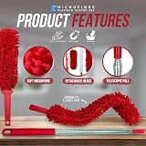 TDBS Microfibre Feather Duster Extendable 145cm Reach Stainless Handle view 4
