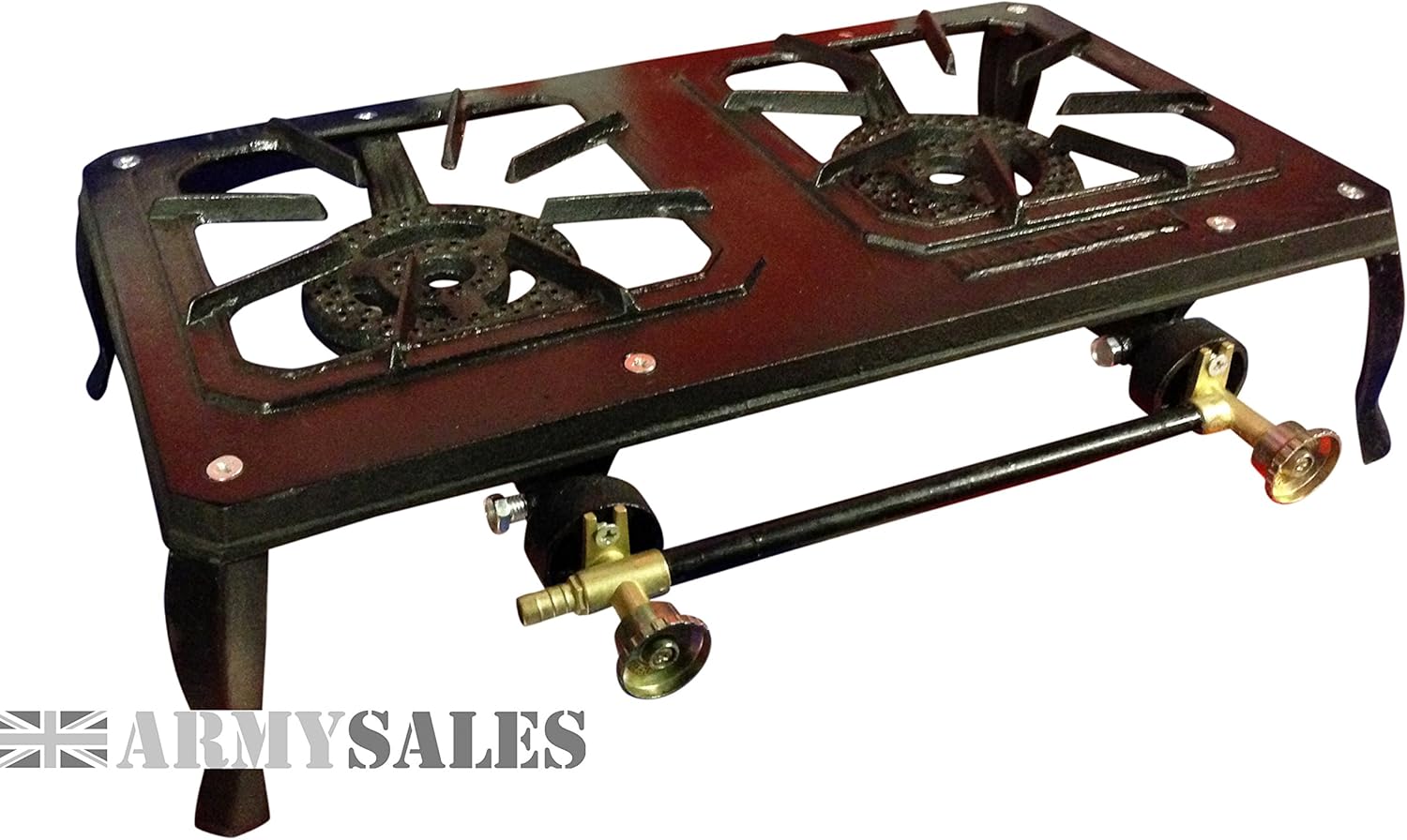 Double Brûleur en fonte poêle au propane par Nomad Amazon.fr Sports