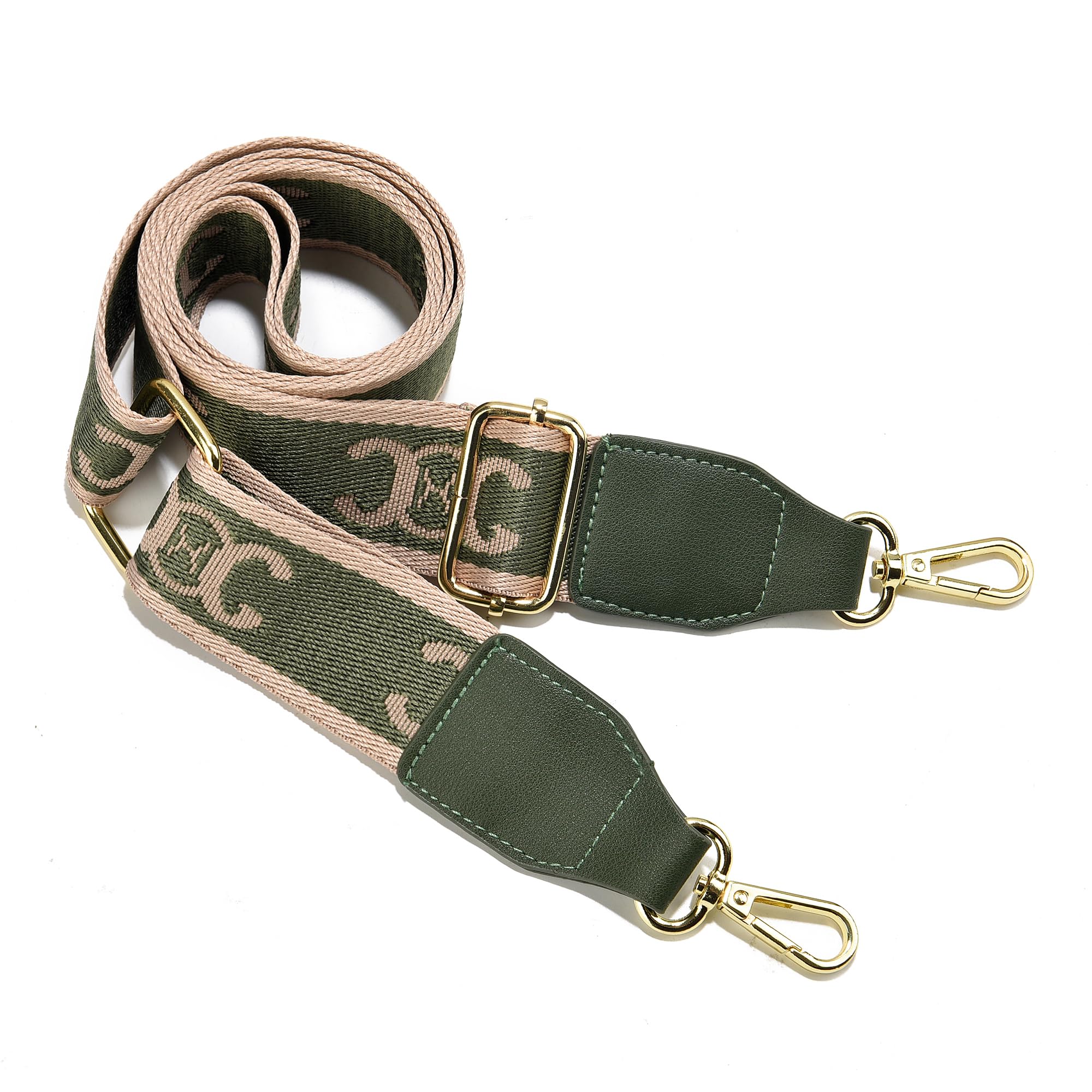 Photo 1 of LEMEDE Purse Strap Wide Replacement Crossbody Bag Straps, 1.5" Canvas Handbag Shoulder Strap, Adjustable Tote Belt?Gold Hardware