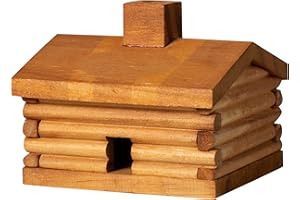 Paine's Log Cabin Incense Burner with 10 Cedar Cones