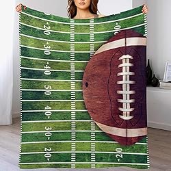 Football Sofa Throw Blanket Flannel Super Soft Warm